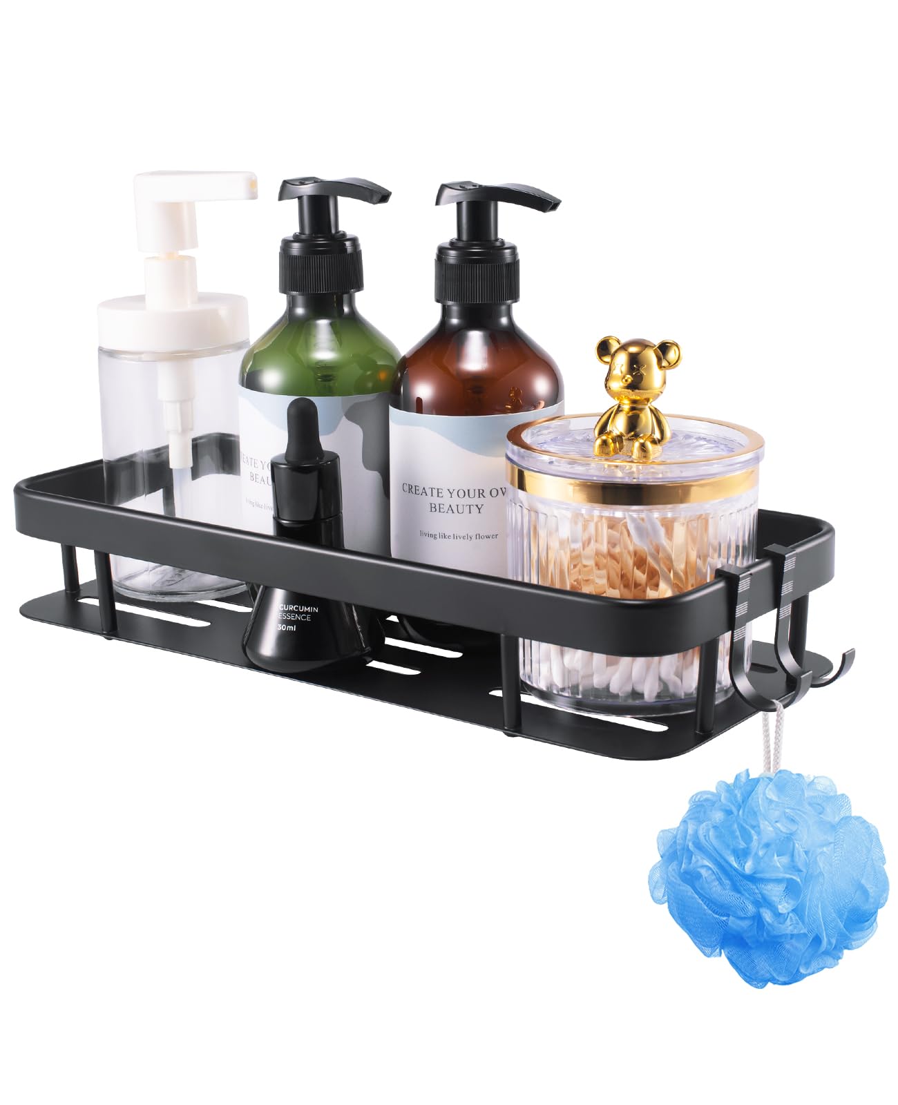 Amazon｜浴室用ラック 穴あけ不要お風呂 ラック 壁に強力粘着固定